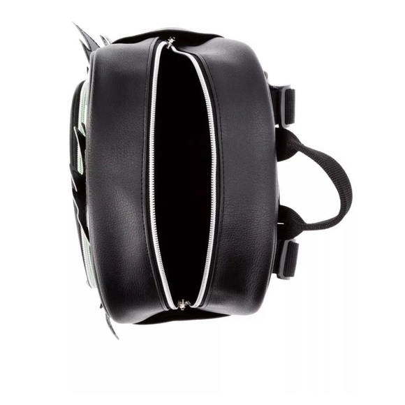 Beetlejuice Striped Mini Backpack with Iconic Green Hair Design - Picture 2 of 8